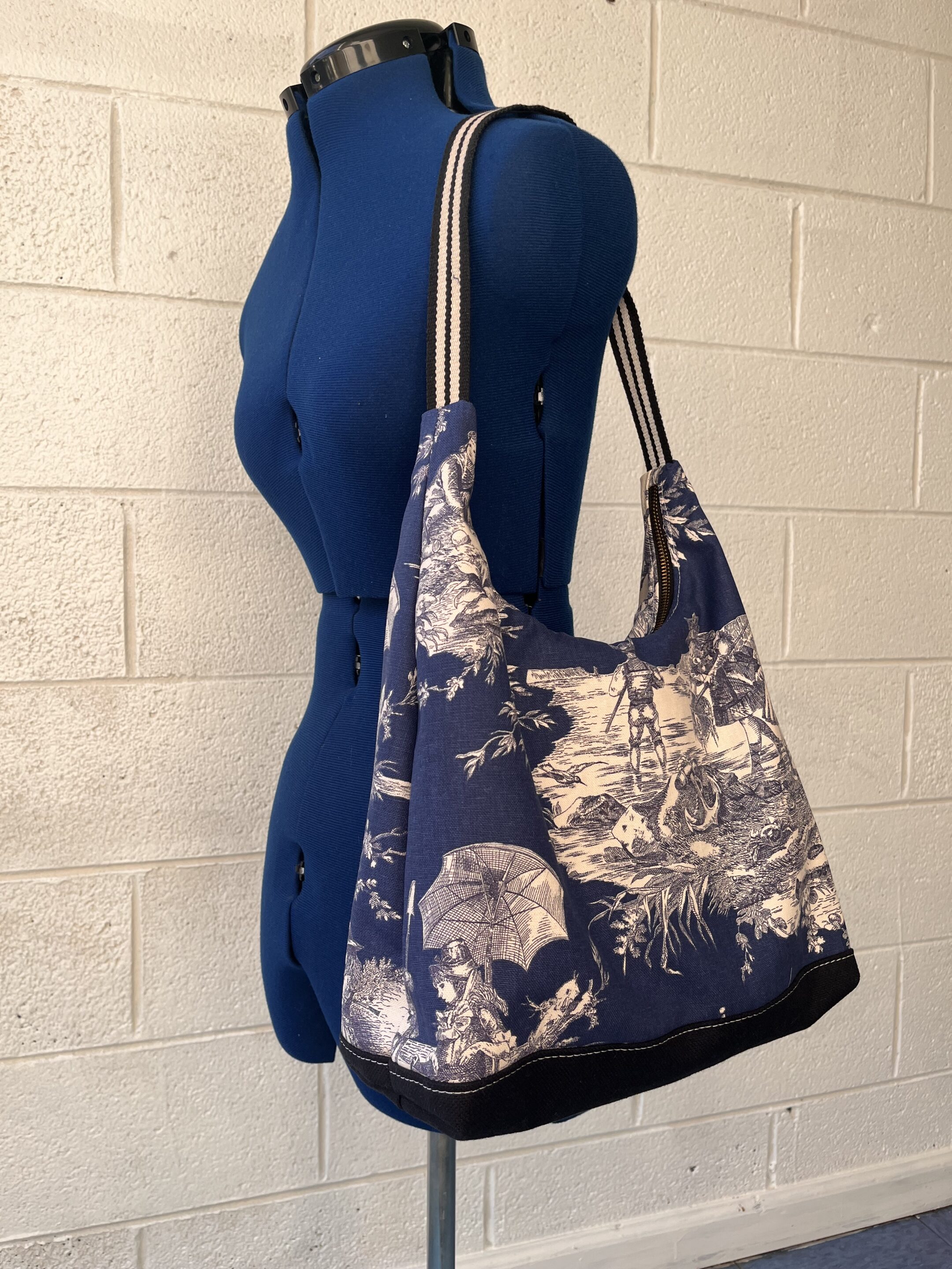 Blue Hobo Bag