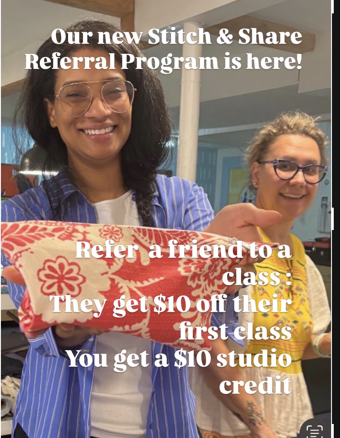 $10 credit and $10 off referal